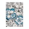 World Rug Gallery Modern Floral Area Rug 5'x7' Blue Area Rug 9098BLUE5X7 - alternate 4